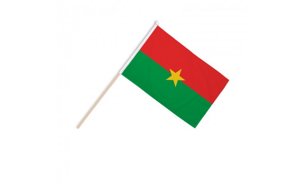 Burkina Faso Hand Flags